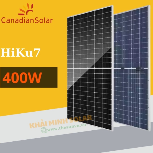 Tấm pin năng lượng mặt trời Canadian 400W HIKU-CS3W-400P